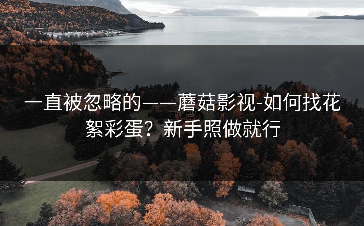 一直被忽略的——蘑菇影视-如何找花絮彩蛋？新手照做就行