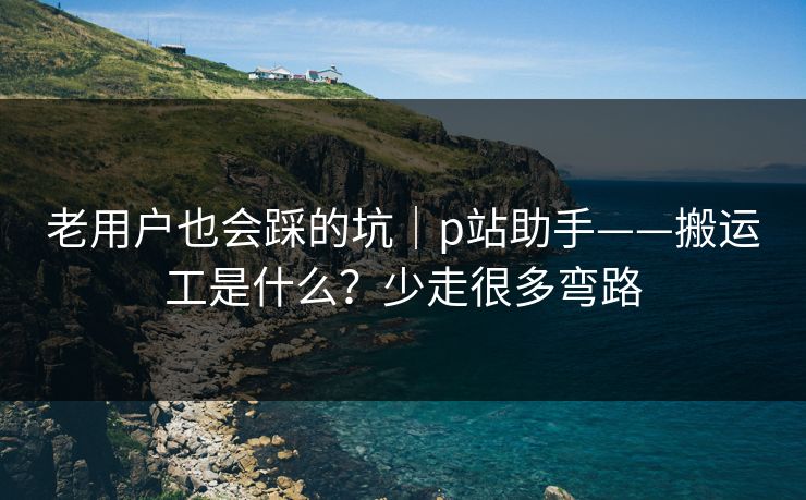 老用户也会踩的坑|p站助手——搬运工是什么?少走很多弯路 老用户也会踩的坑|p站助手——搬运工是什么?少走很多弯路